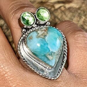 Larimar Ring Size 8